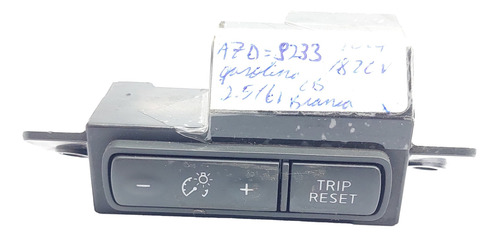 Botão Reset / Trip Nissan Altima Ano 2013 2014