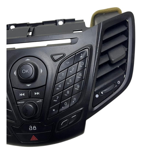 Painel Comando Multimidia Ford New Fiesta 2014 2015 2016 