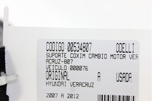 Suporte Coxim Câmbio Motor Veracruz 07/12 Usado (807)
