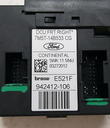 Motor Vidro Eletrico Dianteiro Direito Ford Focus 2009 A 13