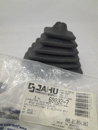 Coifa Alavanca Câmbio Jahu Gol Parati Saveiro Voyage 80/96