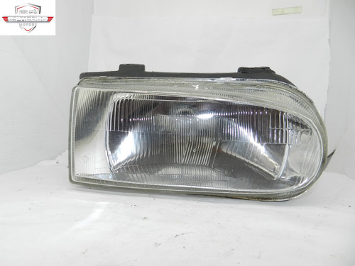 Farol Lado Direito Cibié Vidro Vw Gol Bola G2 95/05 Detalhe