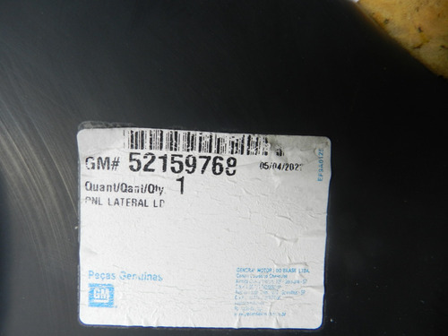 Recorte Folha Lateral Direita Gm Onix Hatch 13/17 52159768