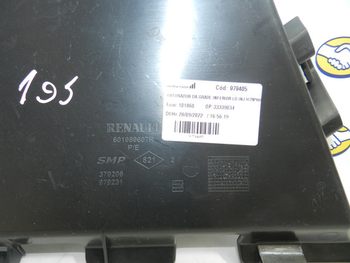 Acabamento Defletor Radiador Direito Renault Duster 12/17