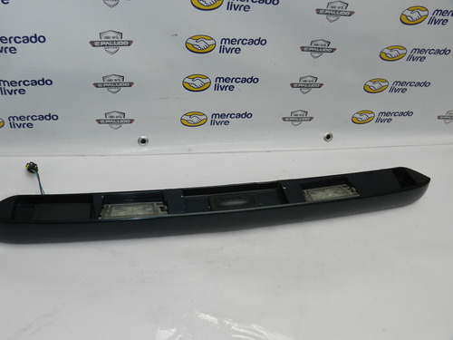 Moldura Luz Tampa Traseira + Botão Renault Megane 07/13