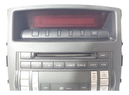 Rádio Original Pajero Full Ano 2006 A 2016