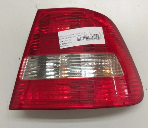 Lanterna Traseira Direita Vw Polo Classic 2000 A 2002
