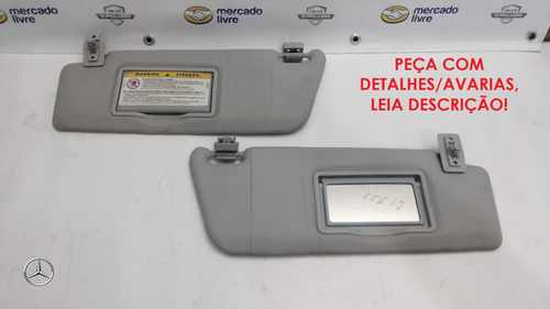 Par Quebra-sol Com Detalhe Mercedes-benz C180k 2000 A 2006