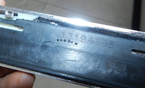 Friso Cromado Porta-malas Tampa Traseira Gm Meriva 08/12
