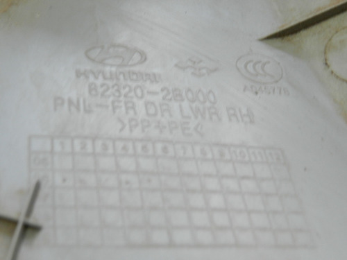 Forro Porta Dianteira Dir Hyundai Santa Fé 10 A 13 C Detalhe