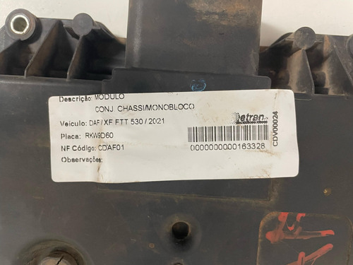 Módulo Controle Paccar Xf Ftt 530 2021 - A054g093 2119174