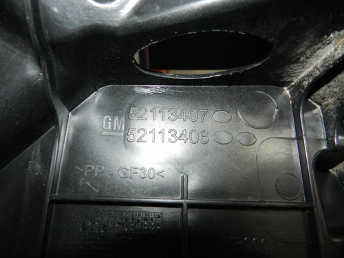 Suporte Inferior Defletor Churrasqueira Gm Onix Prisma 12/19