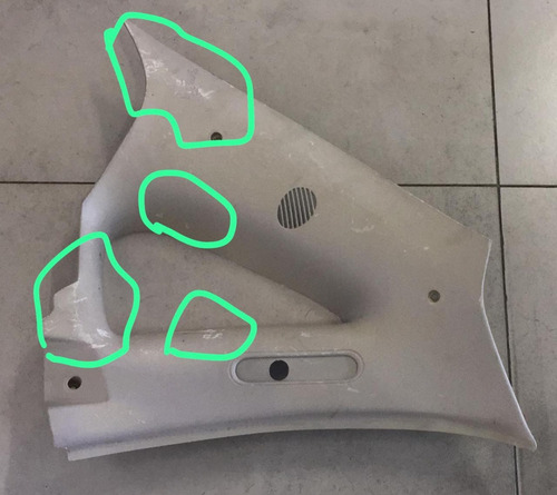 Acabamento Coluna Tras Esquerda Corsa Classic 01/15 93228683