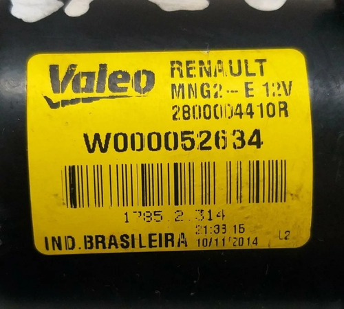 Motor Limpador Parabrisa Renault Sandero 2015 288005561r
