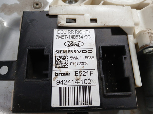Maquina Vidro Porta Traseira Direita Ford Focus 2009 A 2013