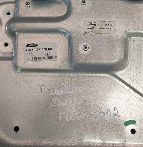 Maquina Vidro Eletrica Dianteira Direita Ford Focus 09 A 13