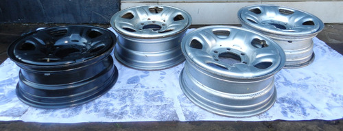 Jogo Roda Ferro Aro 16 6x139 S10 Trailblazer Hilux 12/16