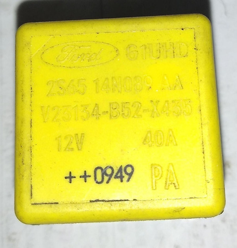 Relé Auxiliar Temporizador Ford Ecosport Fiesta