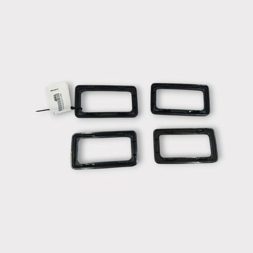 Kit 4 Moldura Maçaneta Forro Porta Fiat Uno Mille 1991 2013
