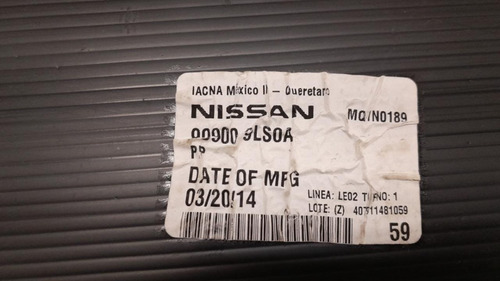 Acabamento Forro Porta Malas Nissan March 12/19 909009ls0a