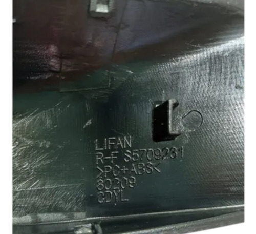 Acabamento Dianteiro Lado Direito Para Rack Lifan X60 13 A19