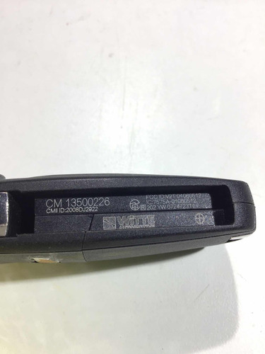 Chave 3 Botão Canivete Sonic Cruze Malibu Prisma S10 21861*