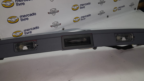 Moldura Aplique Placa Tampa Traseira New Fiesta Hatch 11/19