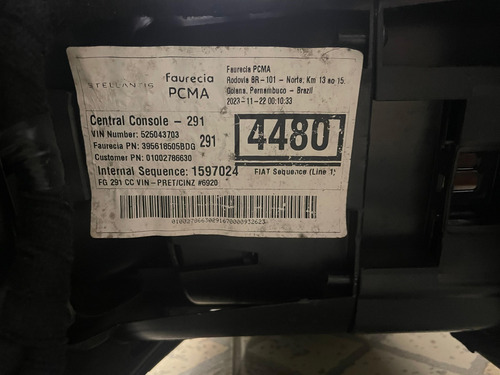 Console Central Rampage Laramie 2024 525043703