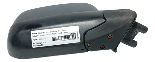 Retrovisor Manual Direito Frontier 2.8 2001 2008 Detalhe