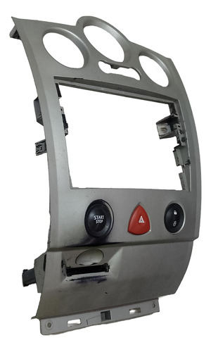 Moldura Painel Central Alerta Start Stop Megane 07 A 13