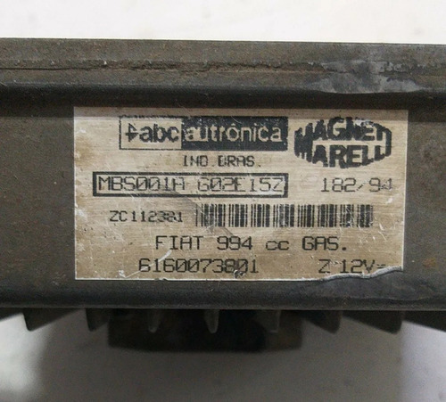 Módulo Injeção Carburado Fiat Uno 1.0 Gasolina 6160073801