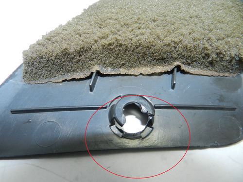 Moldura Interna Esquerda Retrovisor Omega S10 92/98 Detalhe
