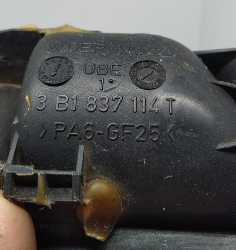 Maçaneta Interna Dianteira Direita Vw Golf 99/12 3b1837114t