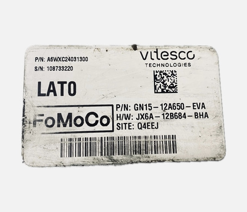Módulo Injeção Ford Ecosport 1.5 Aut. 17 A 21 Gn1512a650eva
