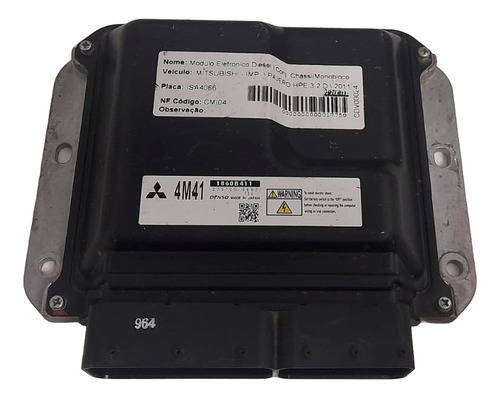 Módulo De Injeção Mitsubishi Pajero Hpe 3.2 2011 1860b411