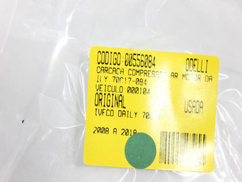 Carcaça Compressor Ar Motor Daily 70c17 08/18 Usado (084)