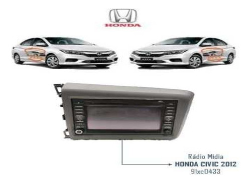  Radio Midia Honda Civic 2012
