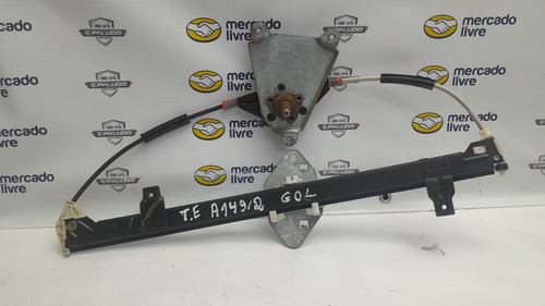 Máquina Vidro Manual Traseira Esquerda Vw Gol G2 G3 G4 99/14