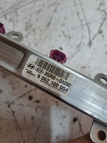 Flauta Bico Injetor Hyundai Hb20 1.0 3cc 2013 2014 A 2019