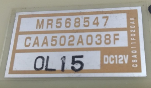 Moldura Comando Ar Condicionado Mitsubish Galant 1997/2002