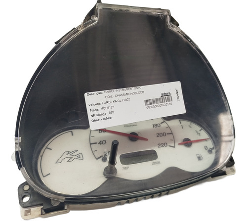 Painel Instrumentos Ka 2002 03 04 05 06 2007 1.0 Zetec Usado