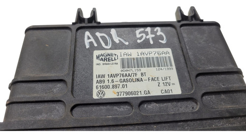 Módulo Injeção Vw Gol 1.6 12v Gasolina (al) 377906021ga