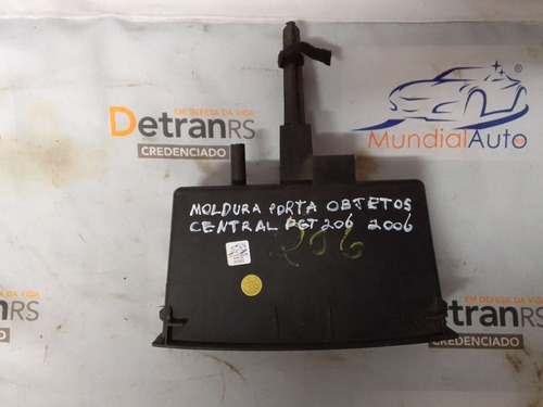 Moldura Porta Objetos Central Peugeot 206 2006 20363
