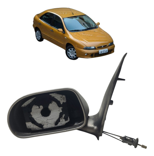 Retrovisor Lado Esquerdo Fiat Brava 2000 (al)