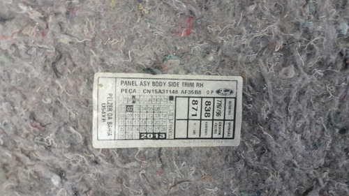Forro Lateral Lado Direito Porta-malas Ford Ecosport 13/17