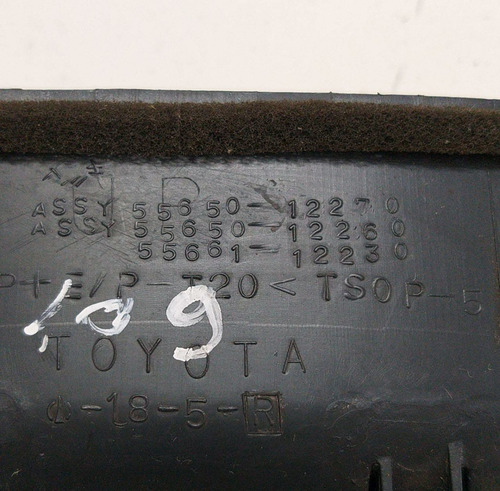 Difusor Ar Esquerdo Toyota Corolla 2003 A 2008 5565012270