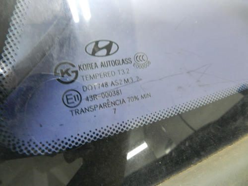 Vidro Fixo Traseiro Direito Hyundai Santa Fé 2010 43r000381