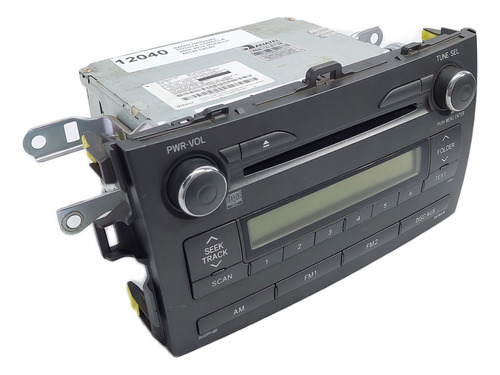 Rádio Cd Original Toyota Corolla Ano 2009 A 2013
