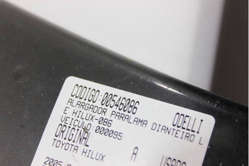 Alargador Paralama Diant Le Hilux 05/11 Us (086)