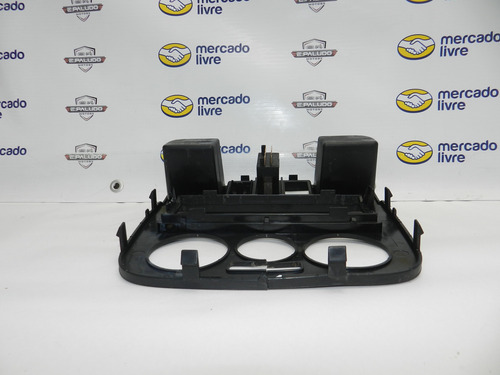 Moldura Painel Central Botão Alerta Vw Gol G4 Com Detalhe